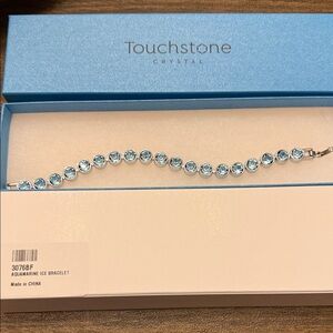 Touchstone Crystal Aquamarine Ice Bracelet